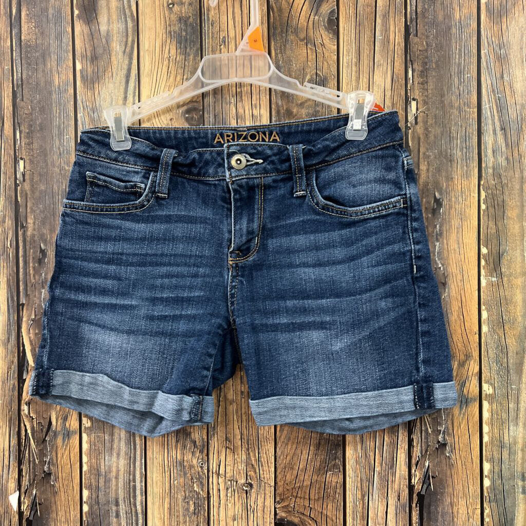 Arizona Cuffed Denim Shorts, Womens 3