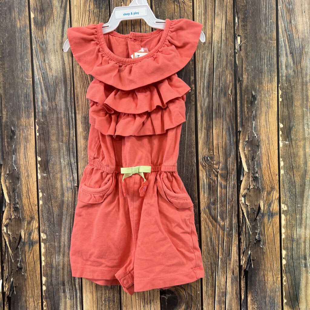 Gymboree Coral Romper, Girls 12-18M