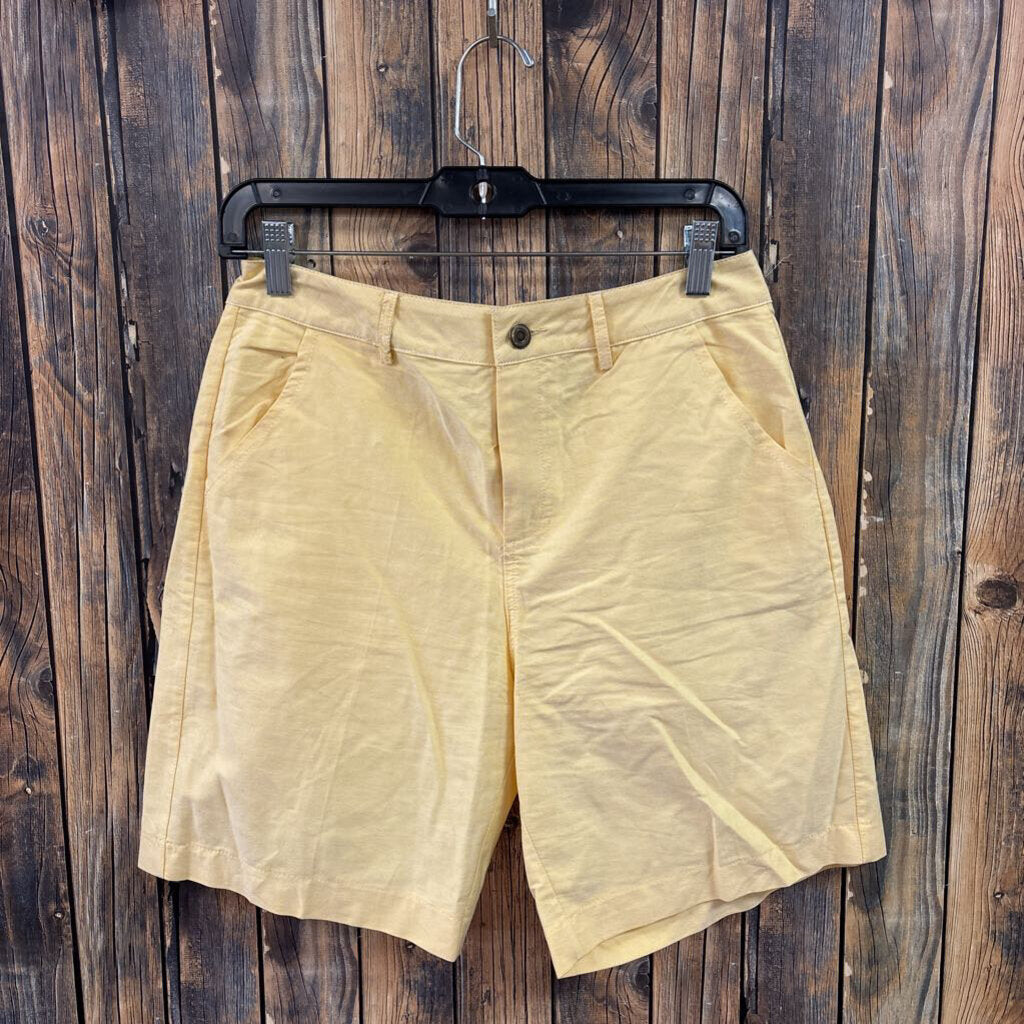 Umgee Yellow Bermuda Shorts, Womens S