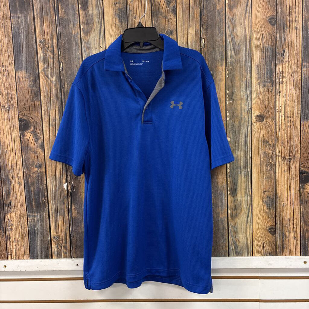 Under Armour Blue Polo, Mens M