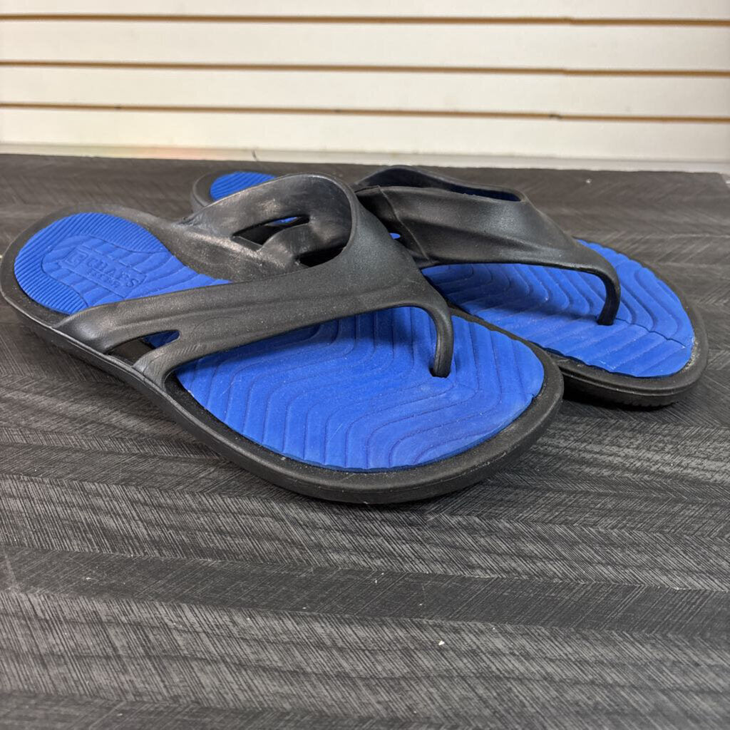 Chaps Blue/Black Sandals, Mens 11