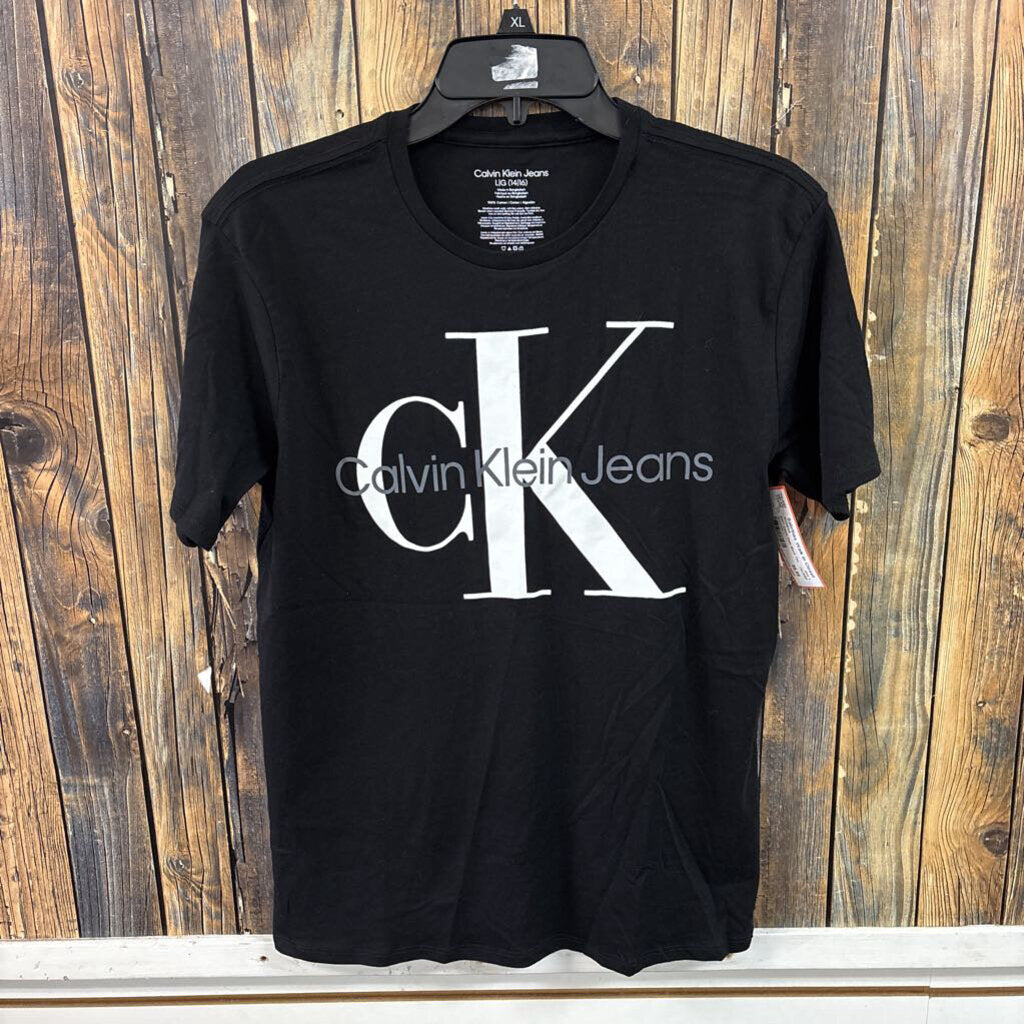NWT Calvin Klein Black Tee, Womens L