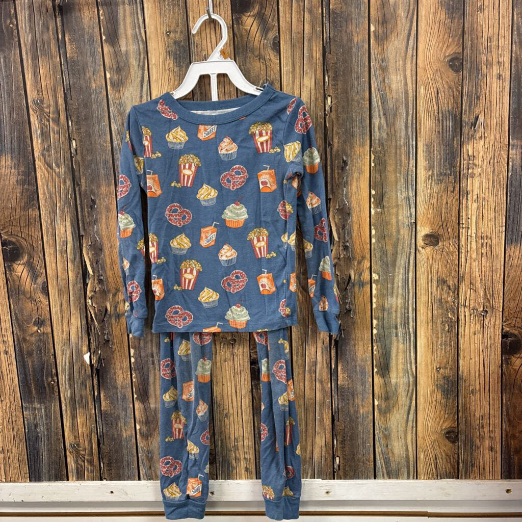 2PC Snack PJ Set, Girls 6