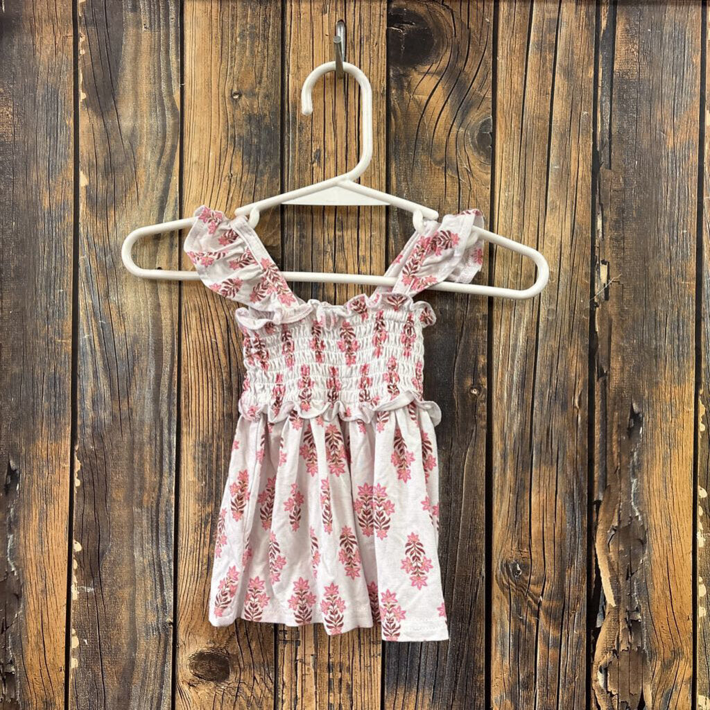 Milkberry Pink Floral Top, Girls 3-6M