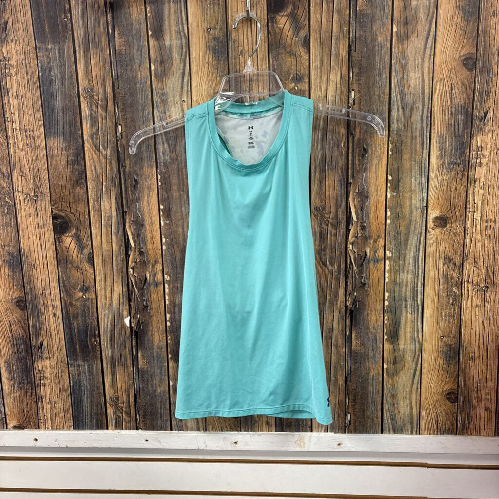 Under Armour Teal Tank, Youth L