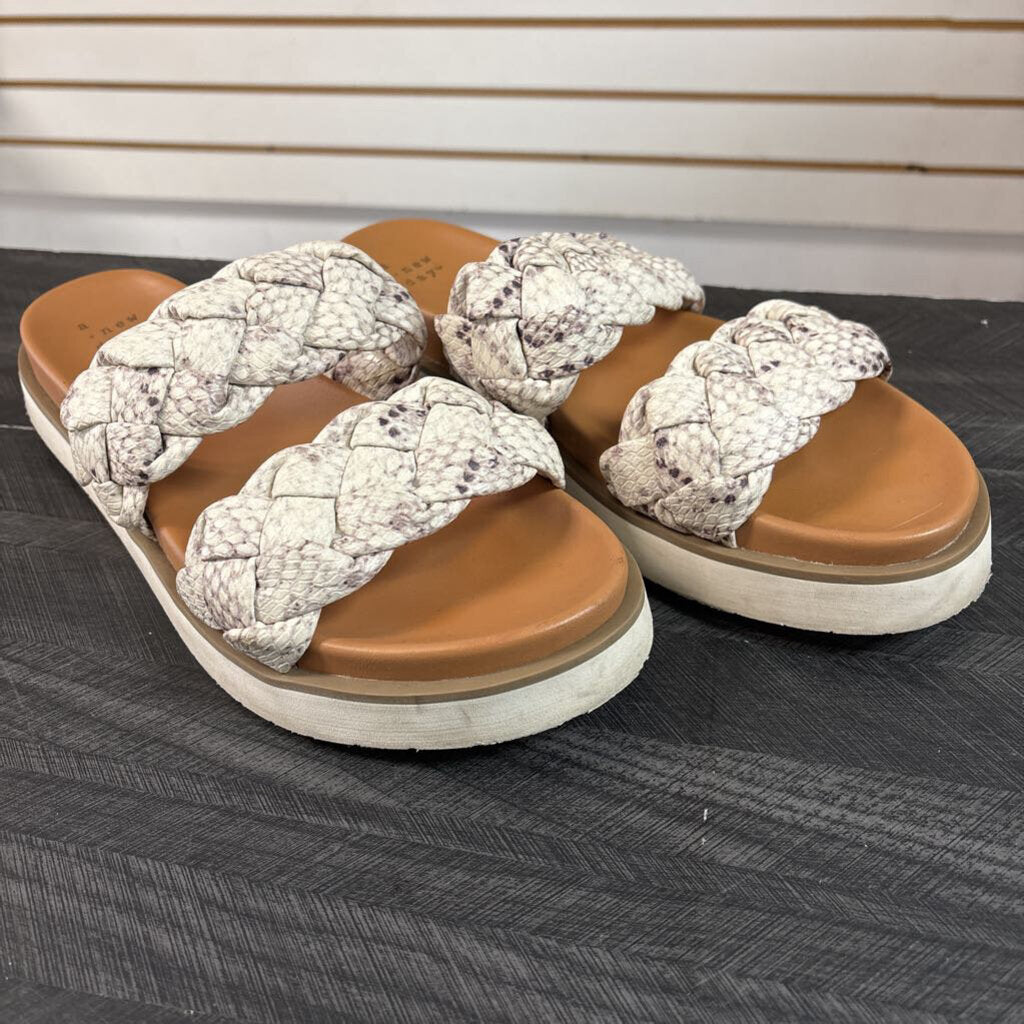 Snakeskin Sandals, Womens 9