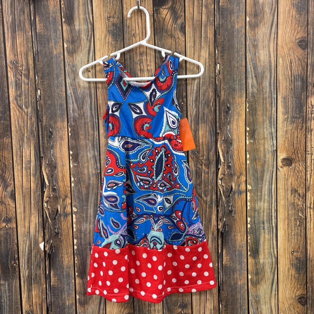Colorful Paisley Dress, Girl's 2T
