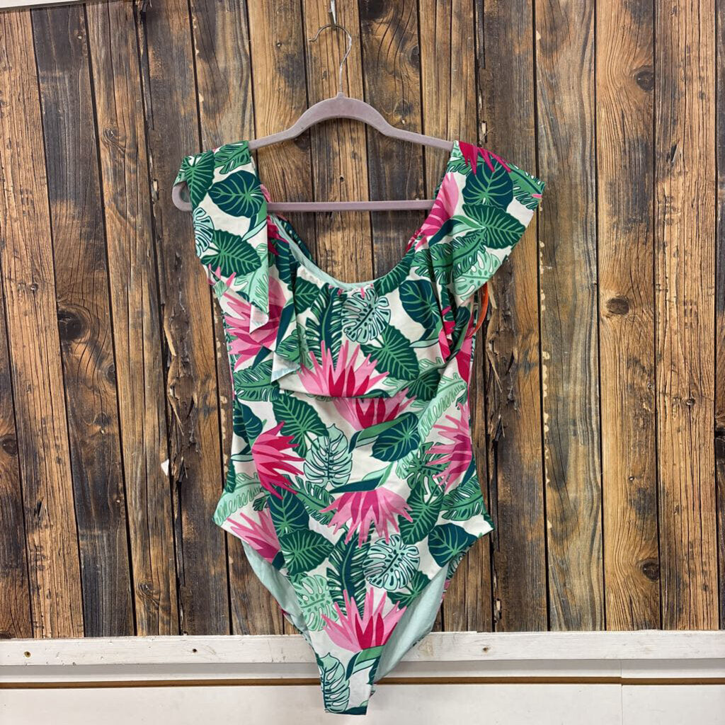 Matilda Jane Floral Swimsuit, Women's L
