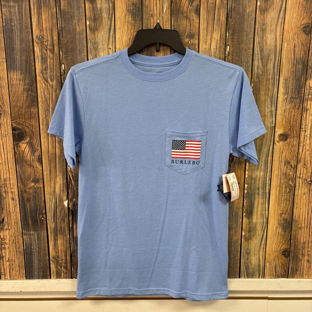 Burlebo Blue Tee NWT Mens Small
