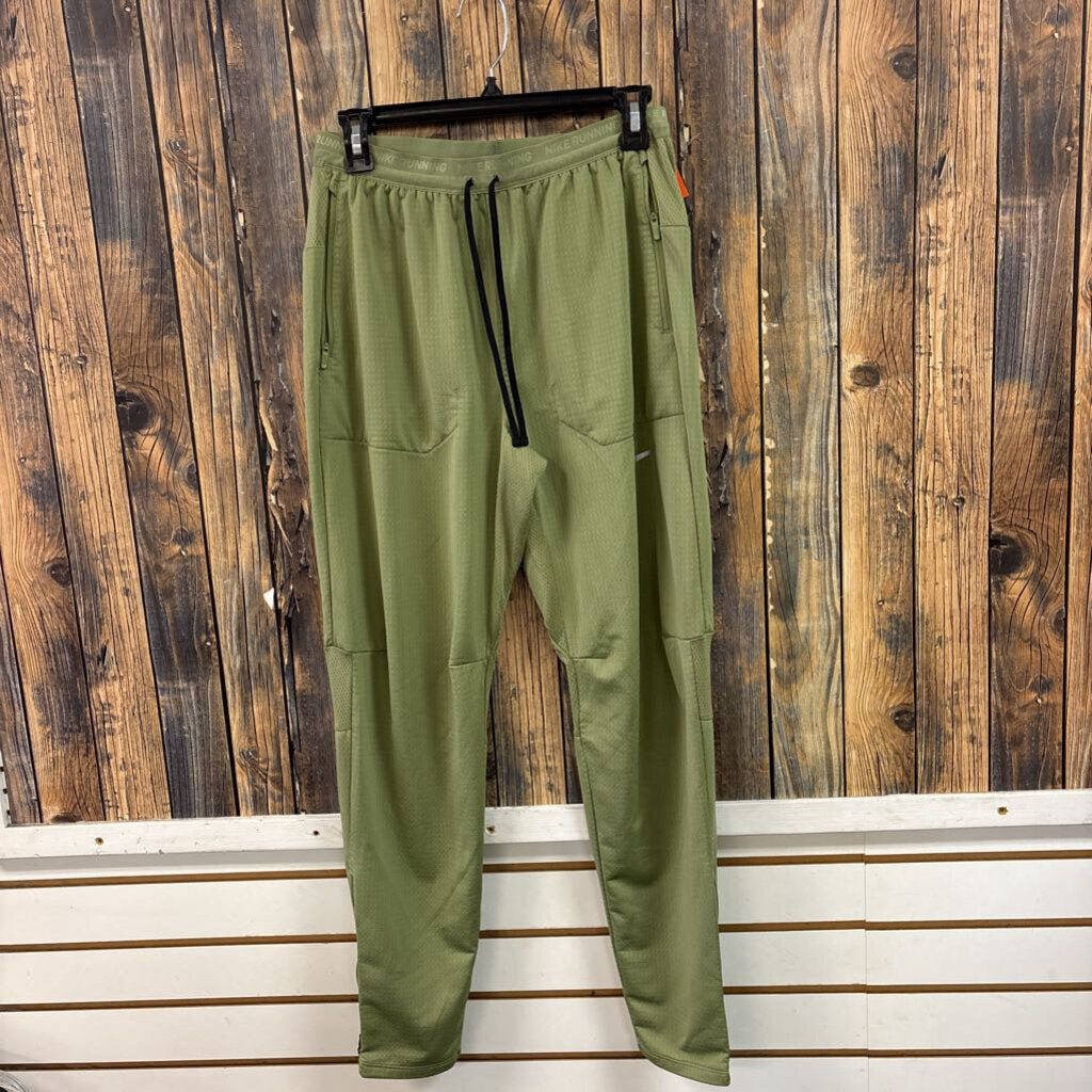 Nike Running Green Pants, Men's S