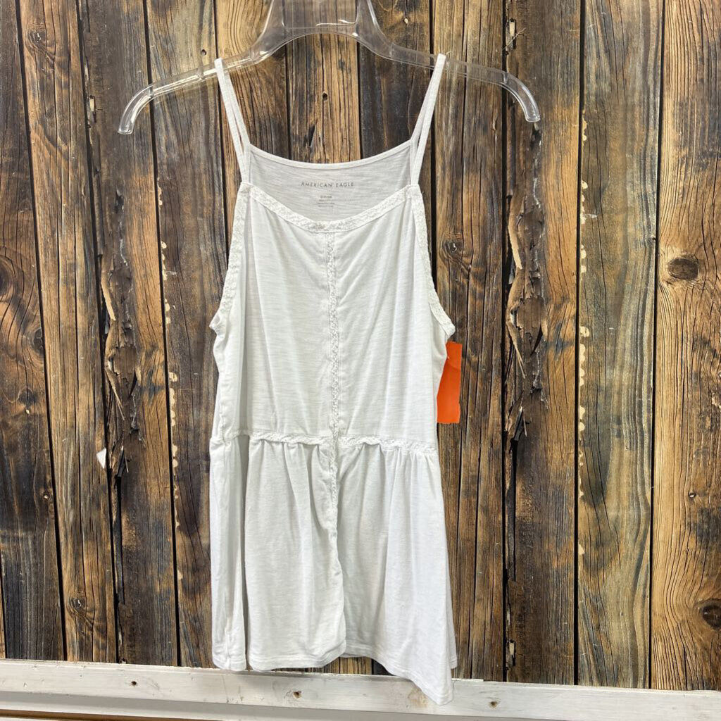 American Eagle White Tank, Womens S