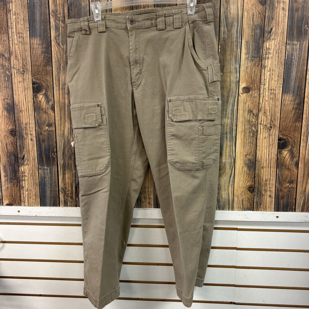 Duluth Flex Fire Hose Tan Pants, Mens 40x30