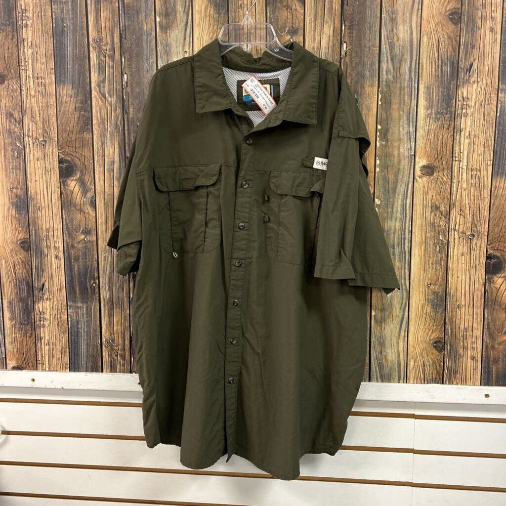 Magellan Olive Shirt, Men's 2XL