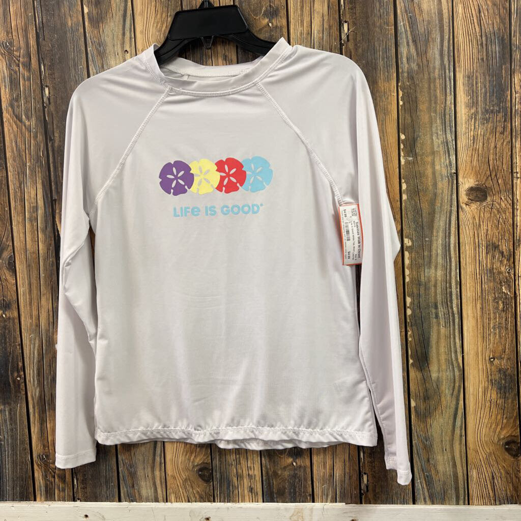 Life is Good White Top, Boys S
