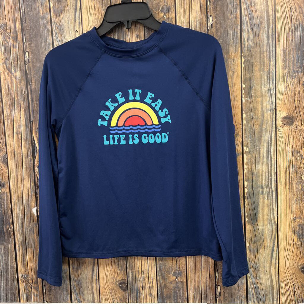 Life is Good Blue Top, Boys S