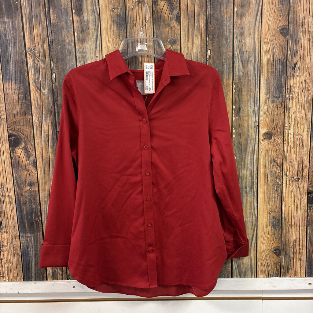 NWT Chicos Red Button Up, Womens 1