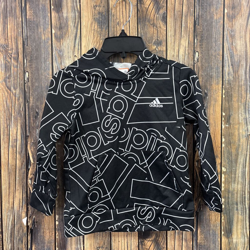 Adidas Black Hoodie, Boys 4