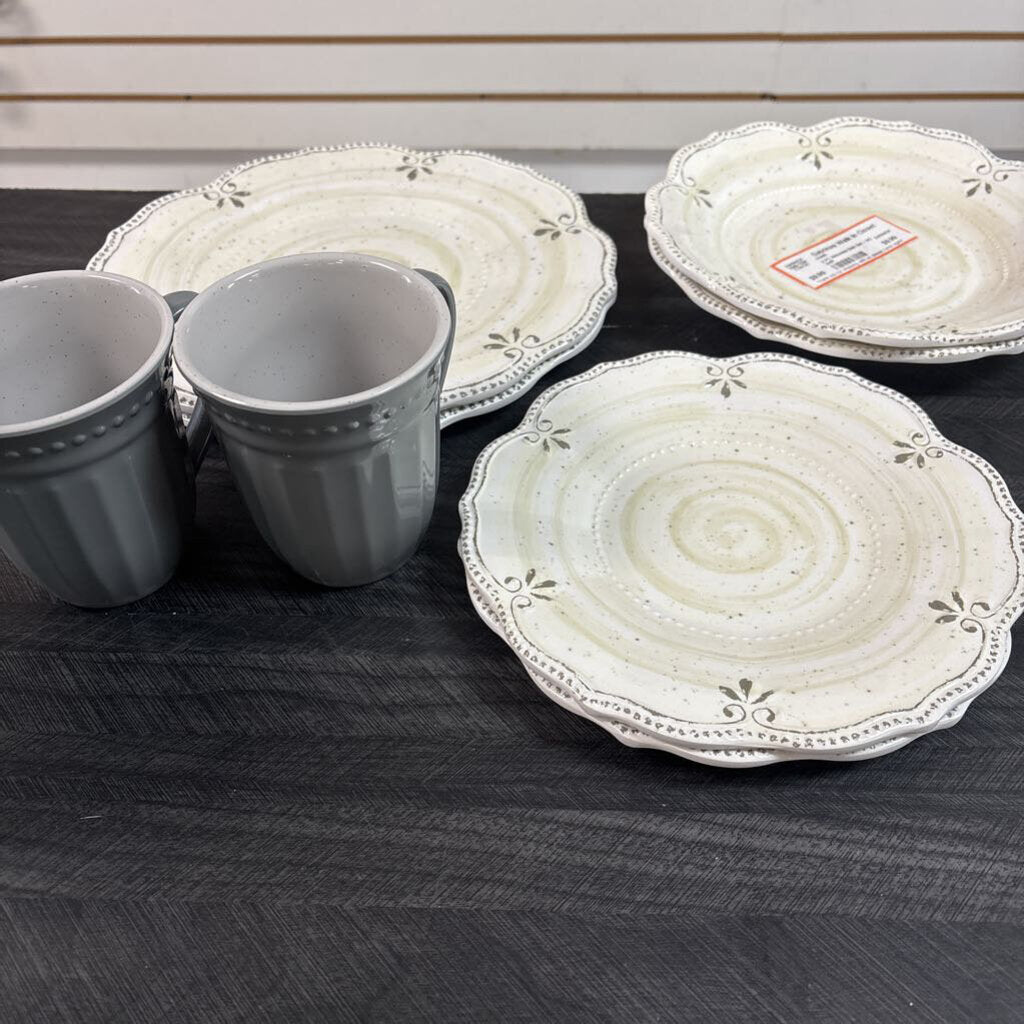 8 PC Melamine Dish Set - NO SHIP