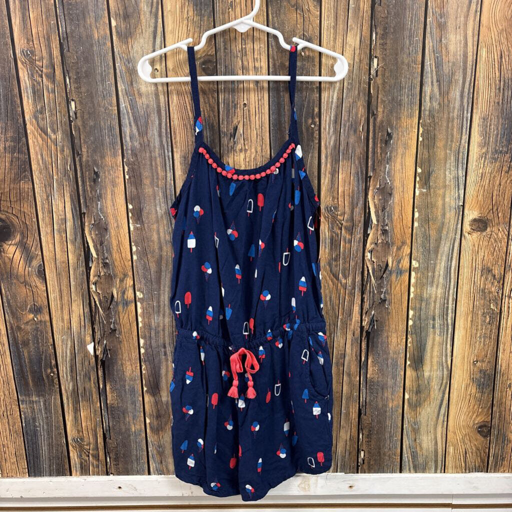 Cat & Jack Patriotic Romper, Girls 7/8