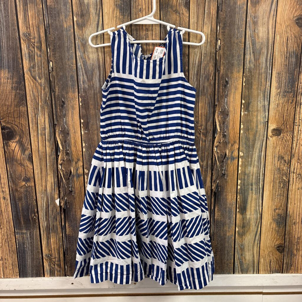 Lands End Striped Dress, Girls 7