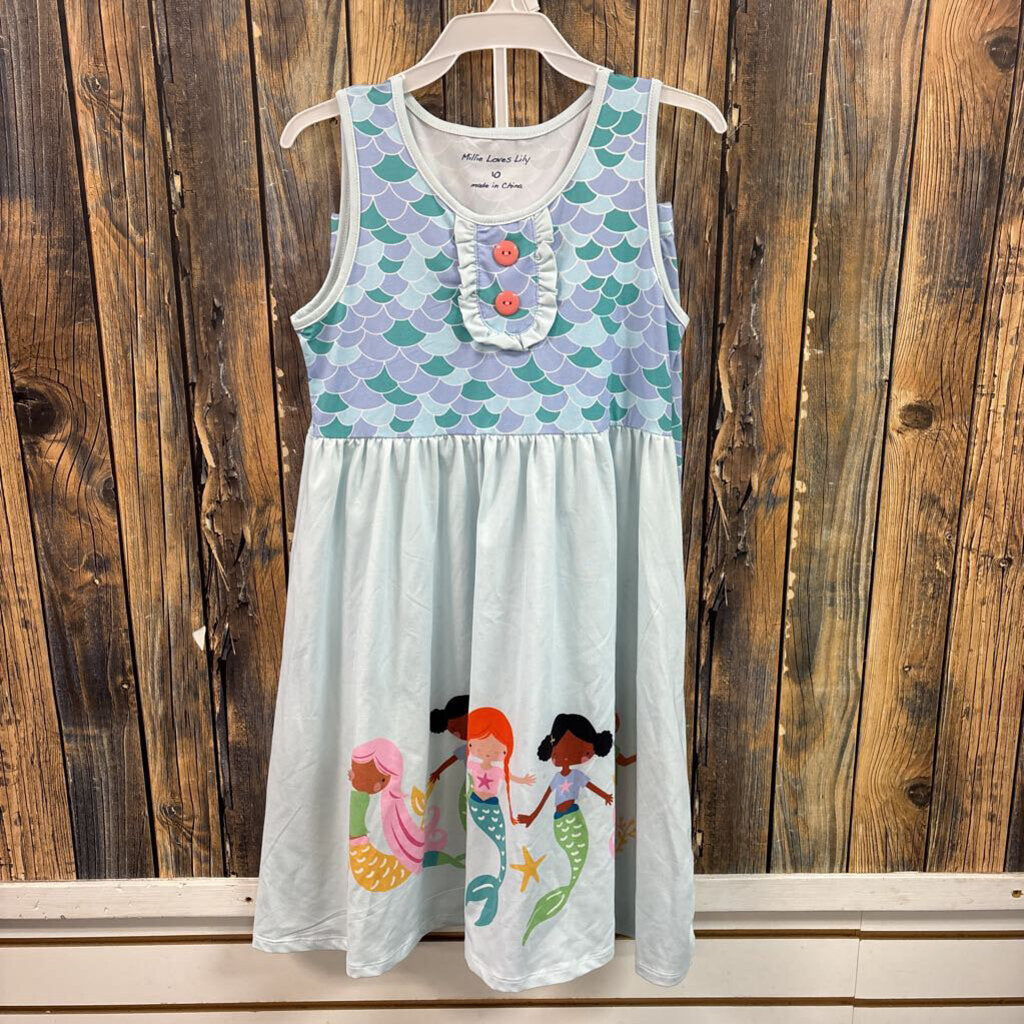 Milly Loves Lily Mermaid 2 PC Set, Girls 10
