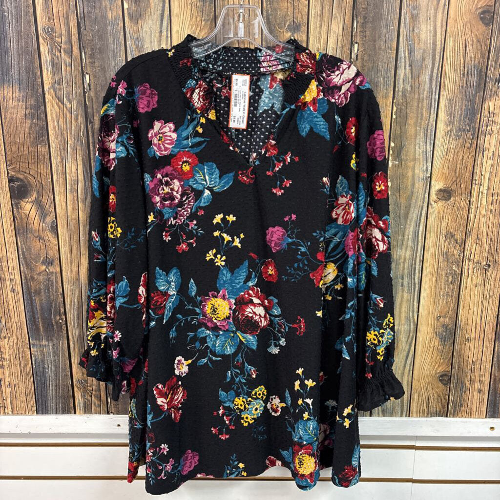 Lane Bryant Floral Shirt, Womens 22/24