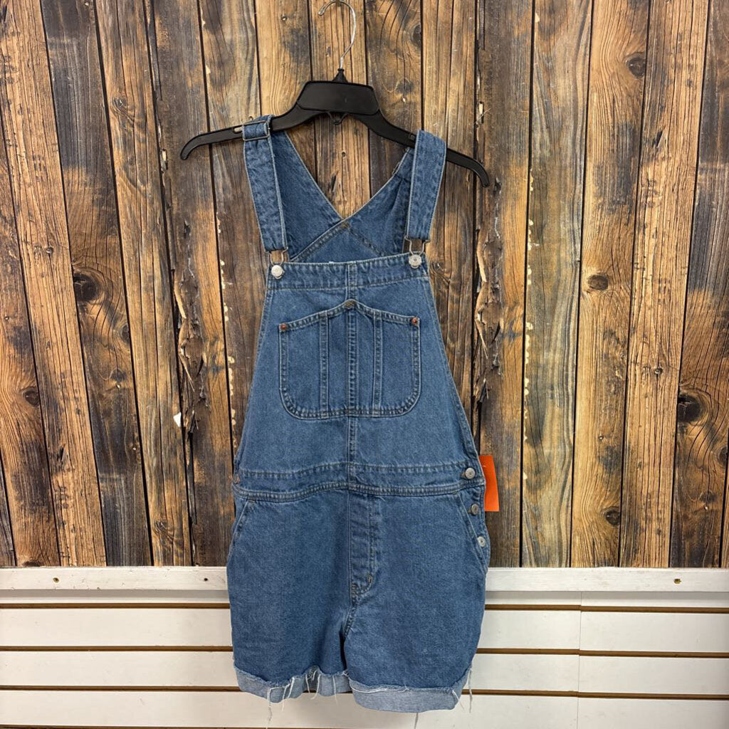 Old Navy Denim Short-Alls, Womens L