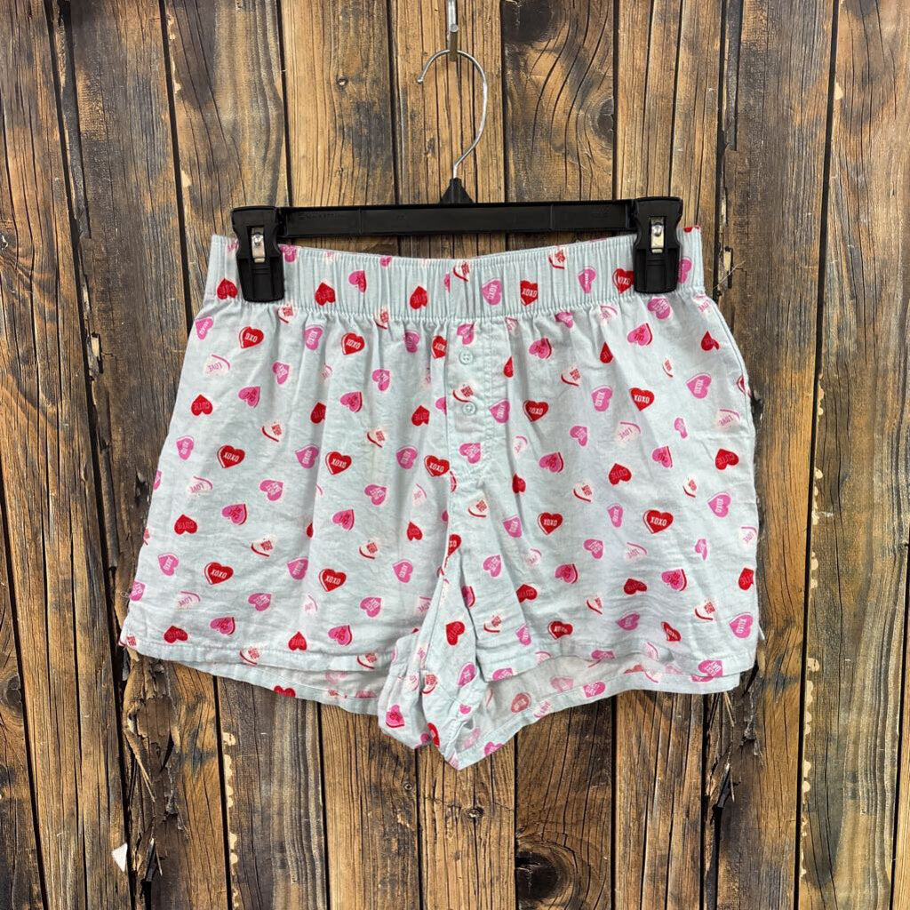 Colsie Heart Candy Sleep Shorts, Womens S