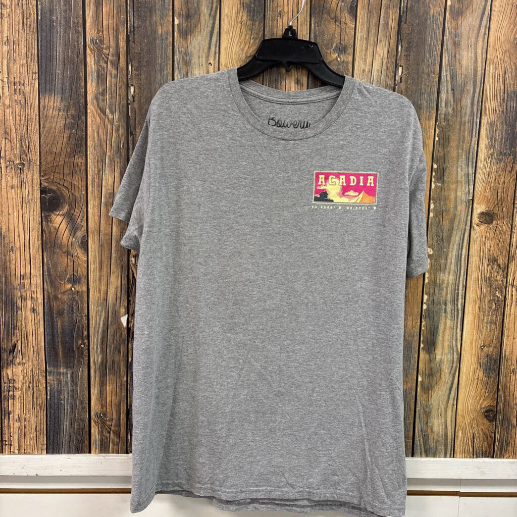 Acadia Grey Tee, Womens L