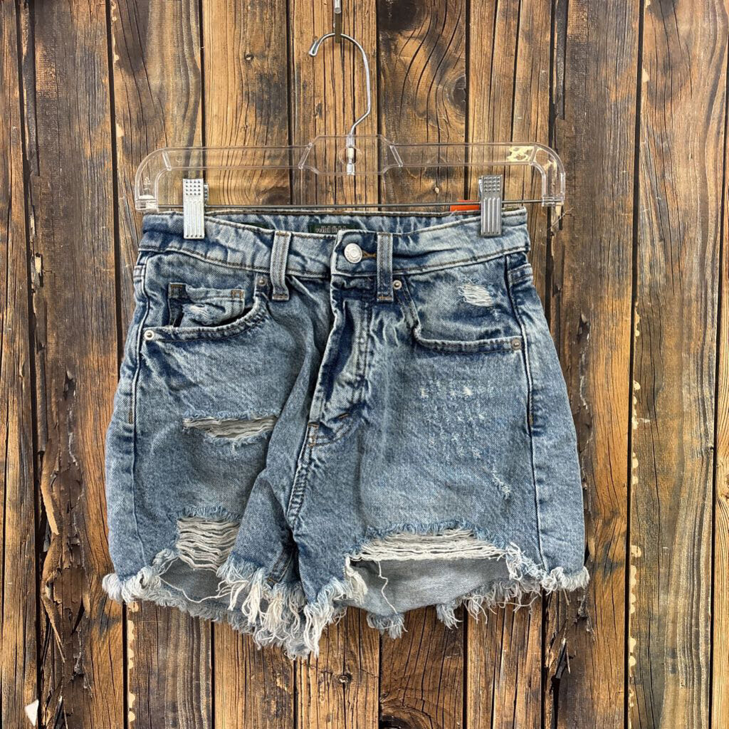Distressed Shorts, Womens 0