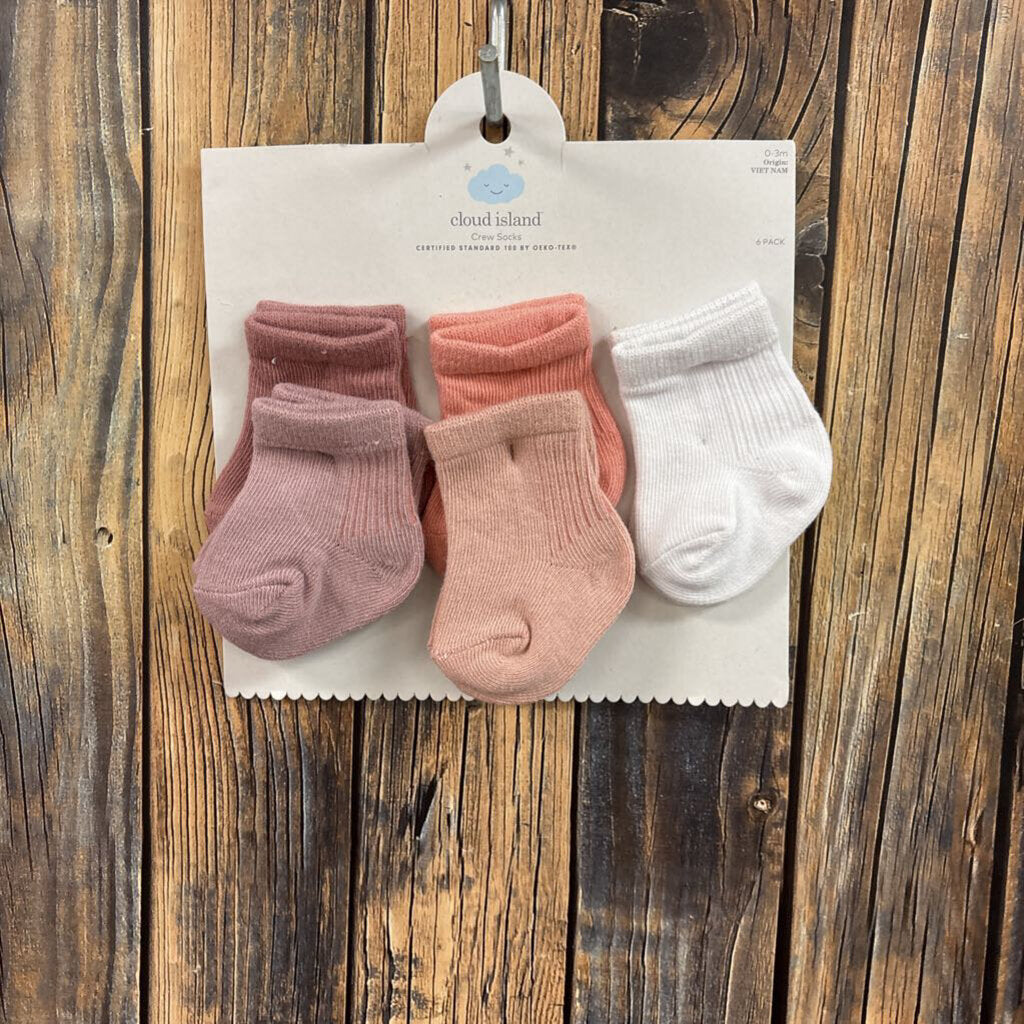 Baby Socks - 6PR 0-3M