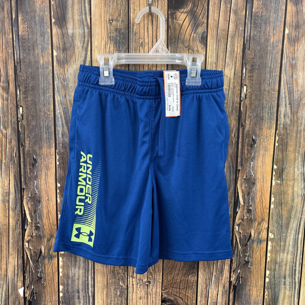 Under Armour Blue Shorts Boy's Size M 8