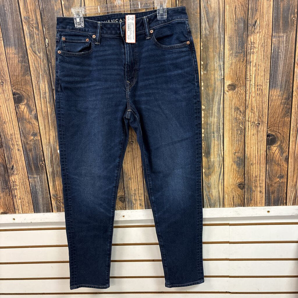 American Eagle Men's Dark Wash Relax Slim Jeans 33x32 (2)