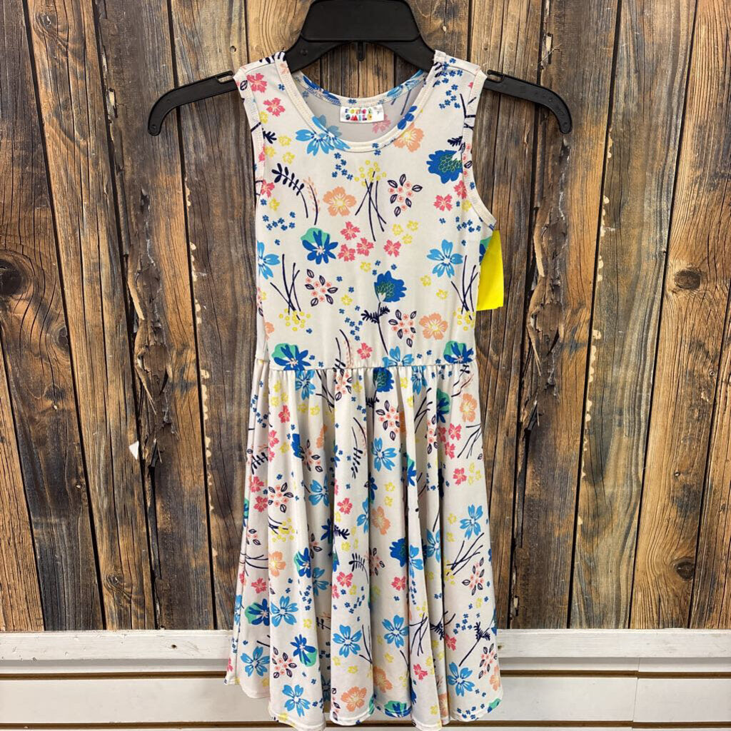 Silky Soft Floral Dress, Girls 7/8