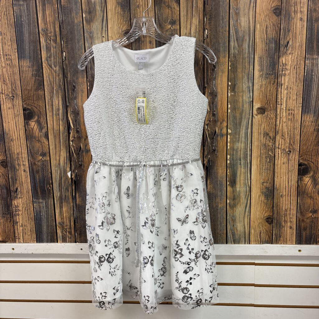 NWT Children's Place White Dress, Girl's 16