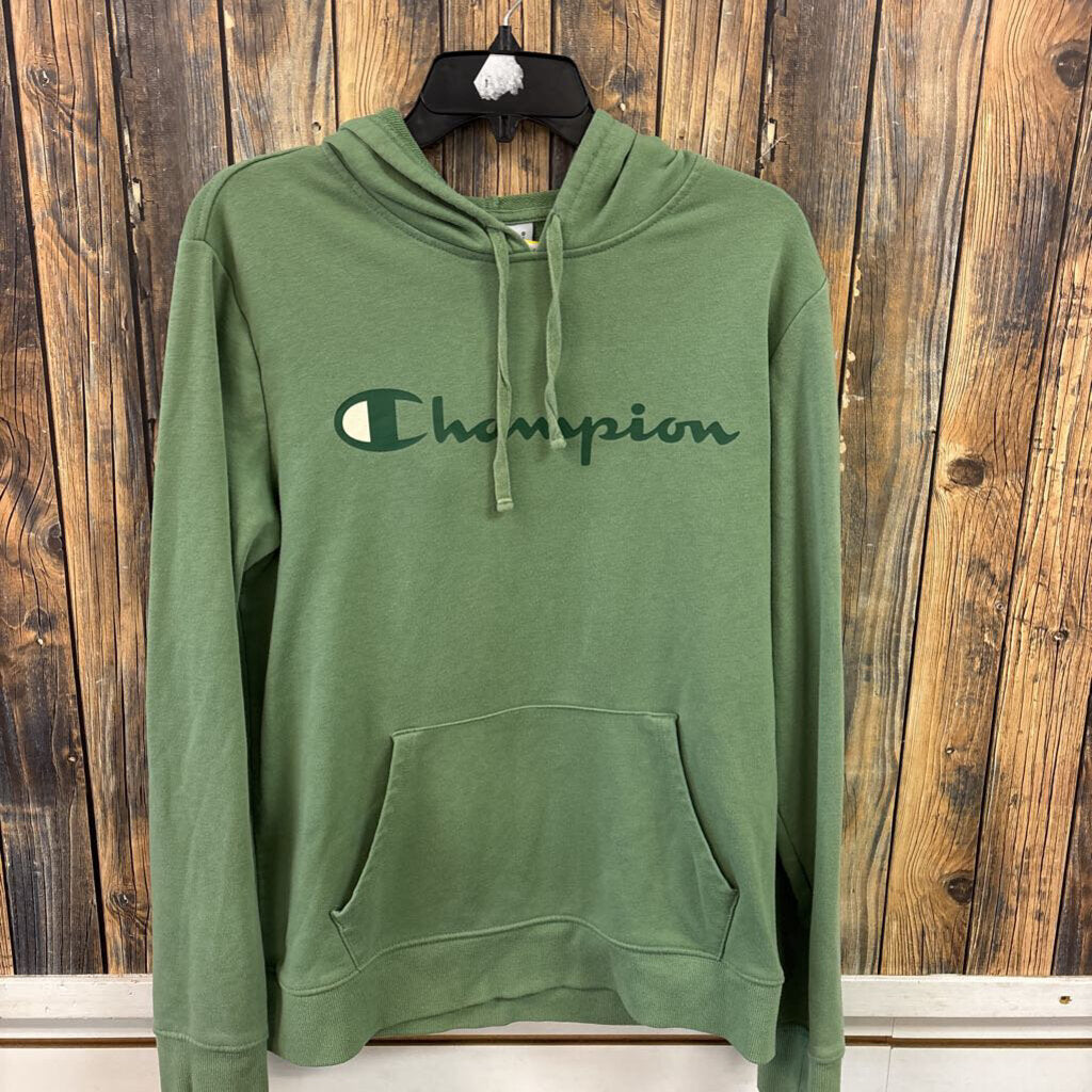 Champion Green Hoodie, Women's M