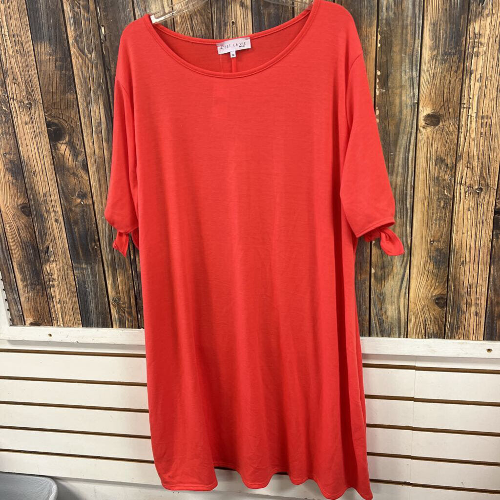 Soft Coral Dress NWT Womens 3X