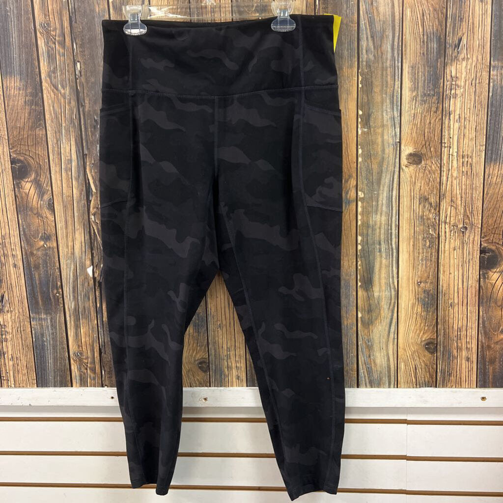 RBX Black Camo Leggings, Women's 1X