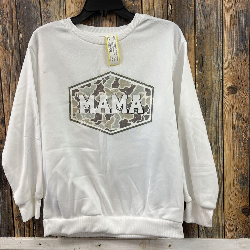 MAMA Camo Sweatshirt, Women's S
