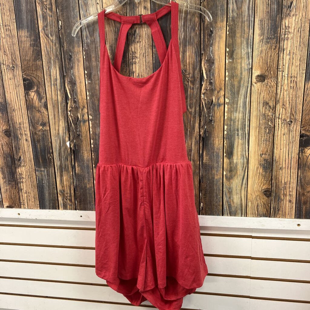 Halara Red Romper, Womens XL