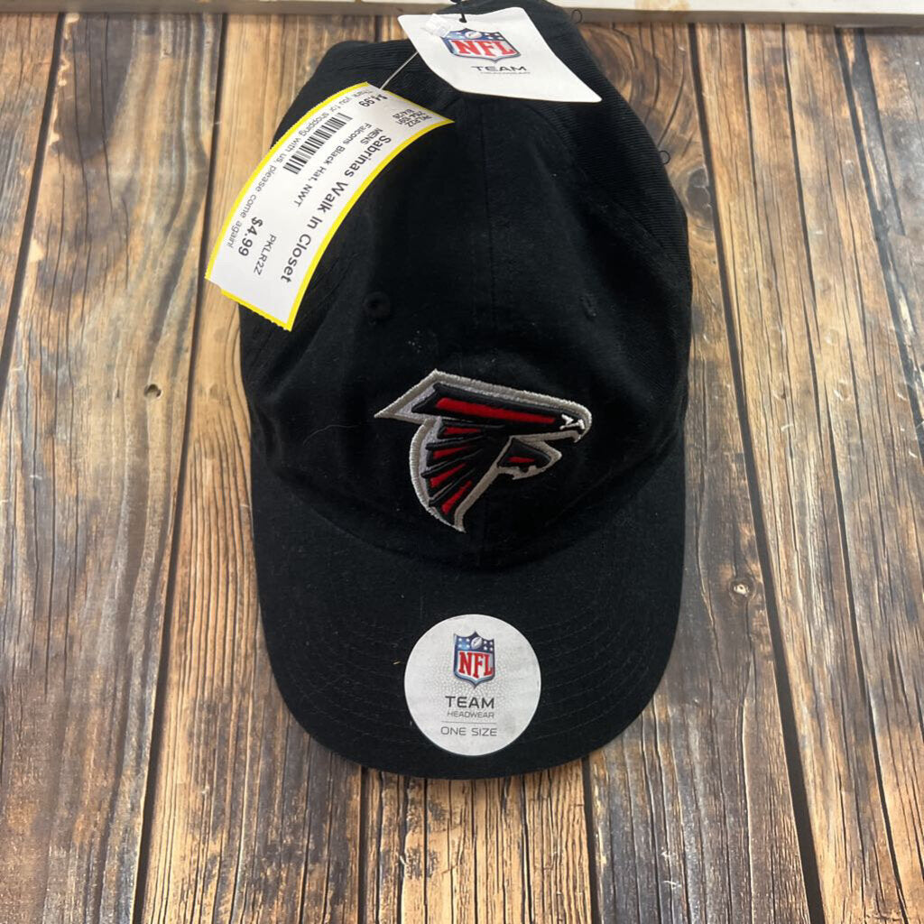 Falcons Black Hat, NWT