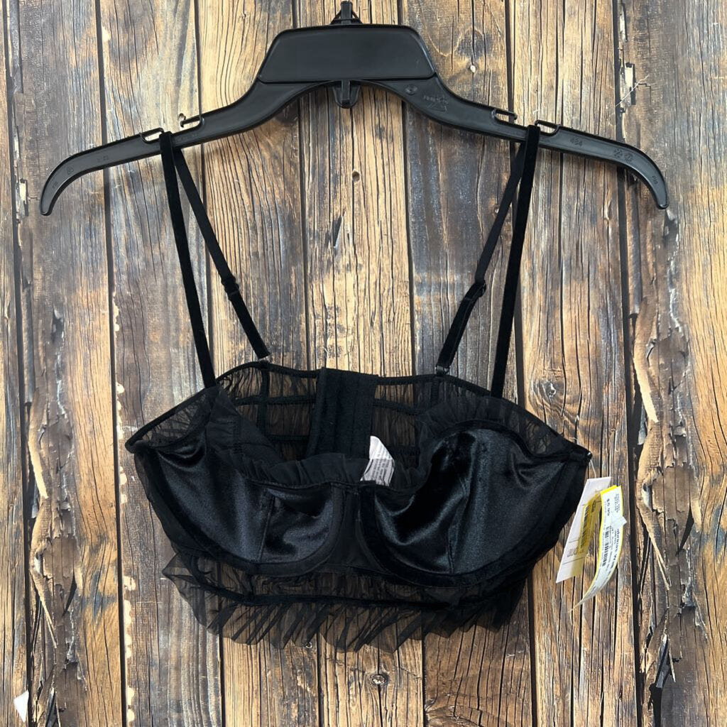 NWT Auden Black Bra, Womens S