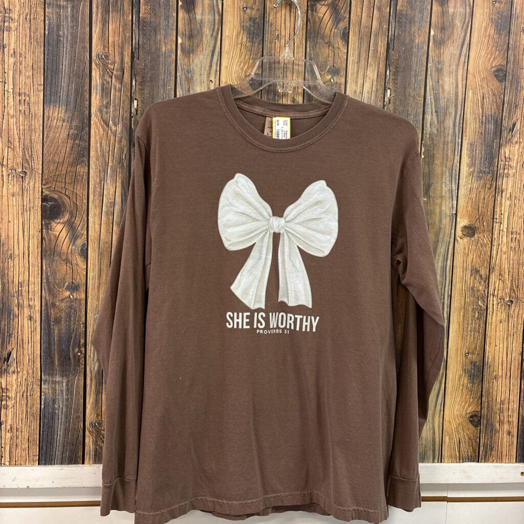 She is Worthy Top, Womens L