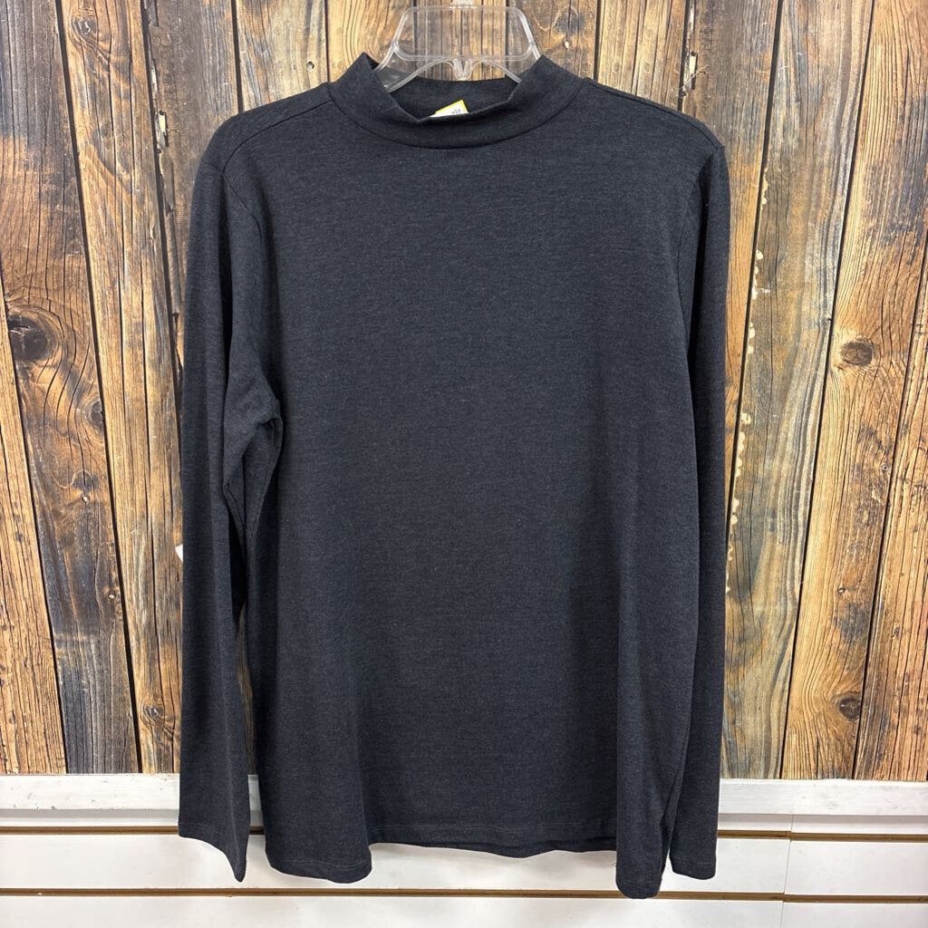 Zenana Grey Cowl Top, Womens XL