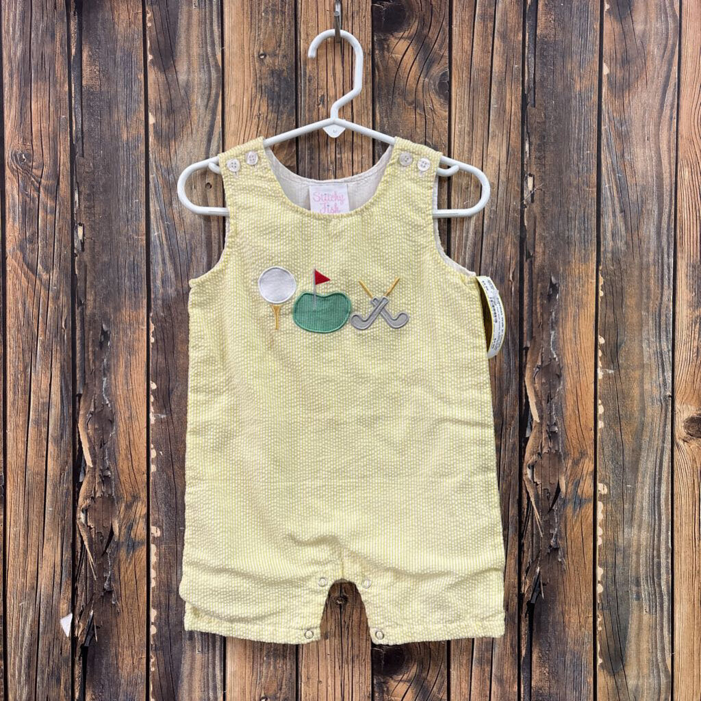 Stitchy Fish Golf Onesie, Boys 12-18M