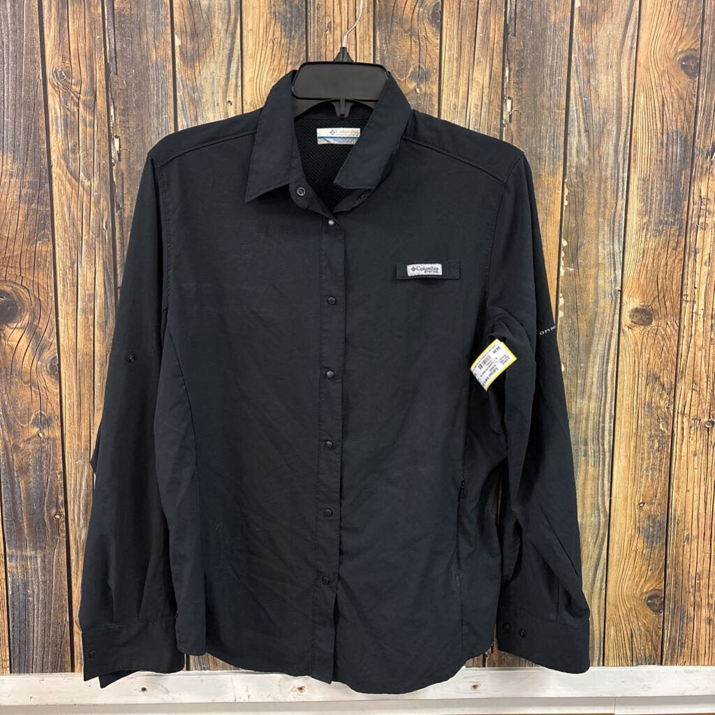 Columbia PFG Black Top, Womens L