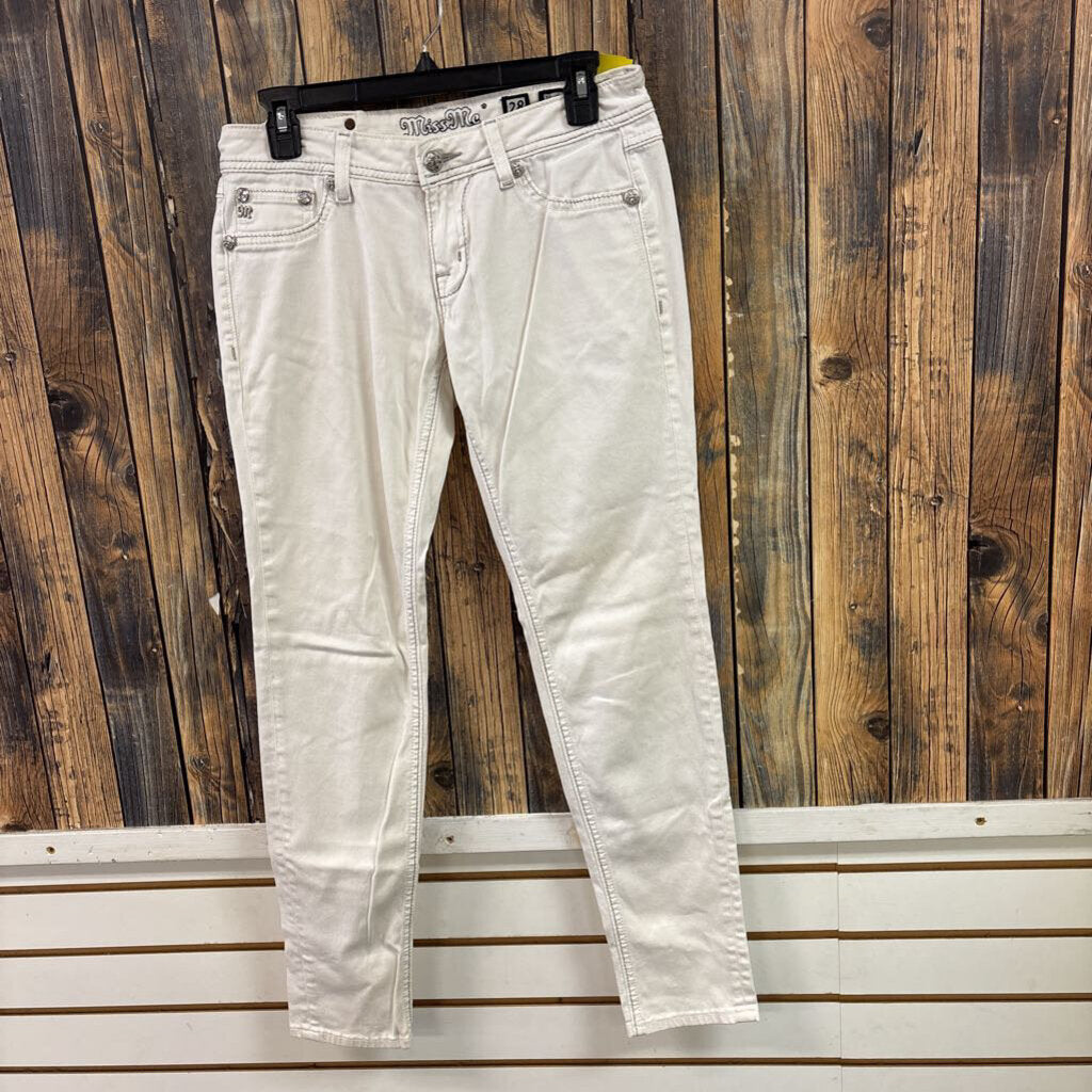 Miss Me White Jeans, Womens 28