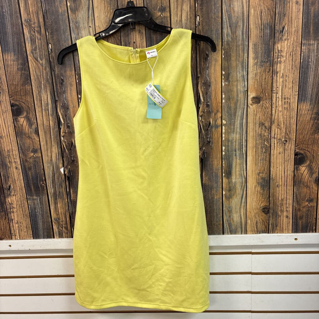 NWT Buttery Soft Yellow Dress, Womens XL