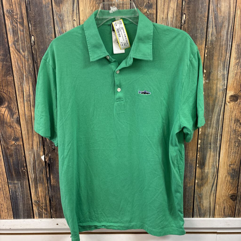 Patagonia Green Button Up, Mens M