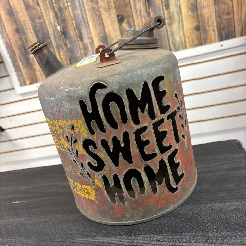 Home Sweet Home Gas Can Decor - 9x7 - NO SHIP
